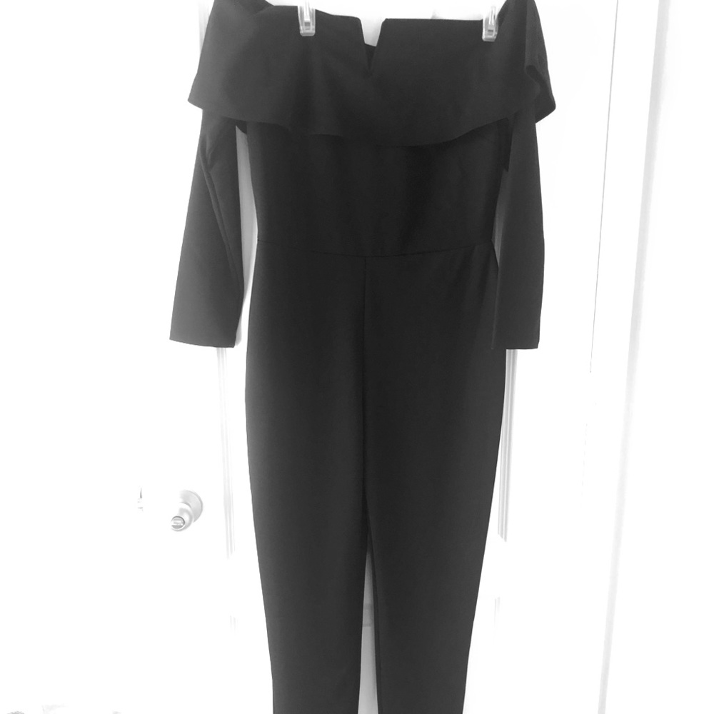 Long black Fashion Nova Body suit
